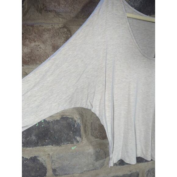 Banana Republic Factory Top Woman's Medium Tan Scoop Neck Neutral Light Weight - Picture 4 of 11